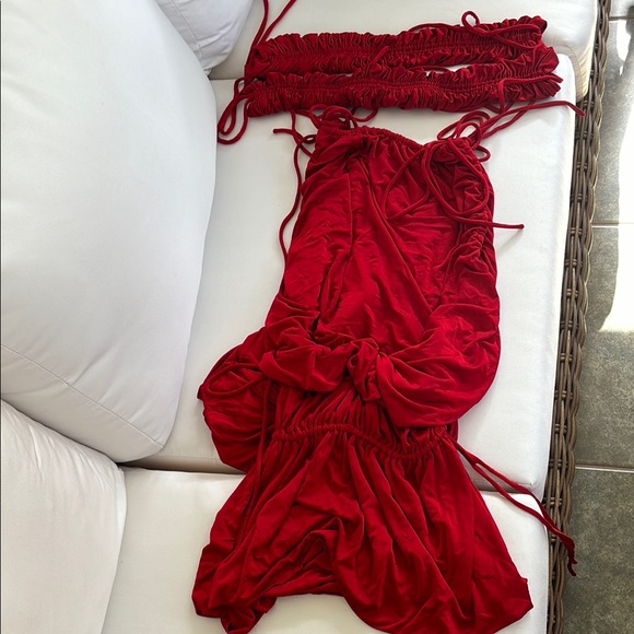 2003 S/S Dolce & Gabbana Runway Red Dress Look 38 Gisele Bündchen - Picture 4 of 8